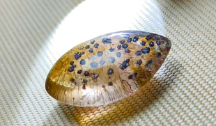 天然三轮骨干超七草莓水晶共生矿石包裹体原石小裸石吊坠