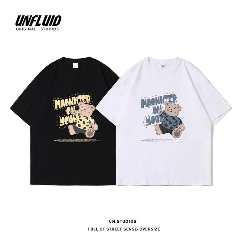 Printed short sleeve T-shirt summer loose Korean BF style half sleeve versatile T-shirt