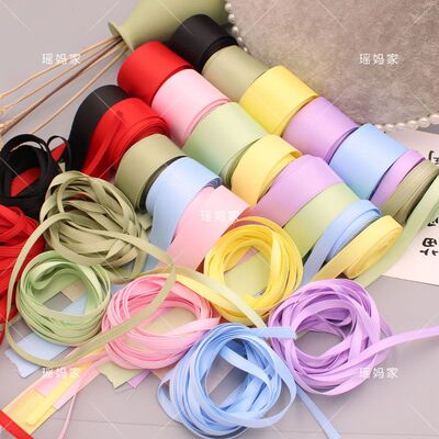包邮韩版涤棉棉带丝带蝴蝶结发饰材料diy发夹头饰服饰发饰织带