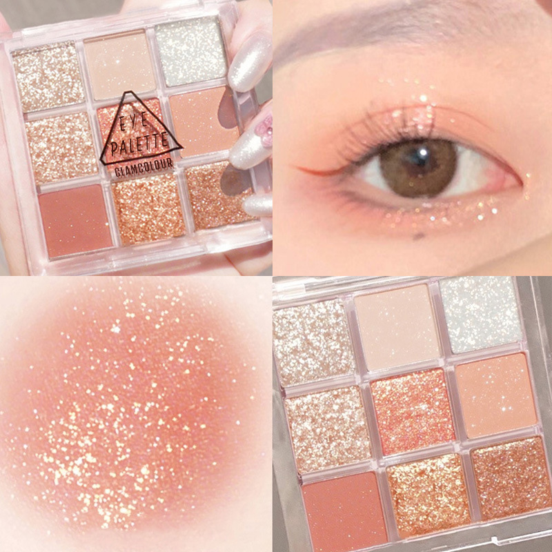 眼影盘2021新款网红闪粉3ce眼影同色系ins超火小红书爆款平价学生