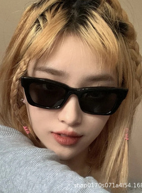 新款小方框韩版潮款太阳镜金智妮同款墨镜抖音潮流女士厂家