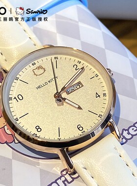 正港ZGO hellokitty三丽鸥手表女款初高中学生儿童女孩女生高颜值