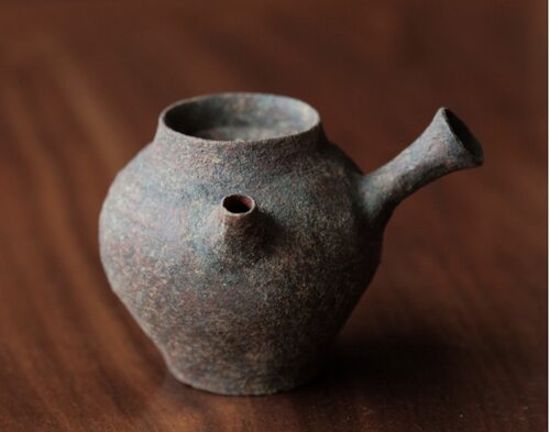 半斋半斋敦煌系列 敦煌绿荒蛮小壶 茶壶 泡茶壶130m l