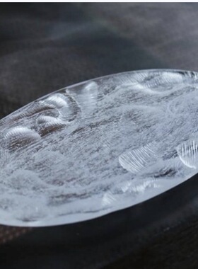 心缘堂五指干泡台255 x 150 x 10mm(冰白色/透色色）