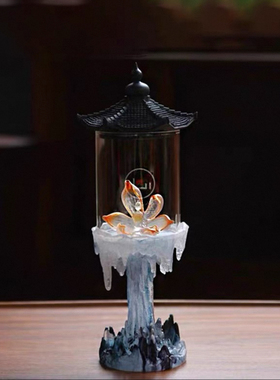 心缘堂琉璃梵净山烛台香炉香器倒流香禅意家居茶整体115 x 285cm