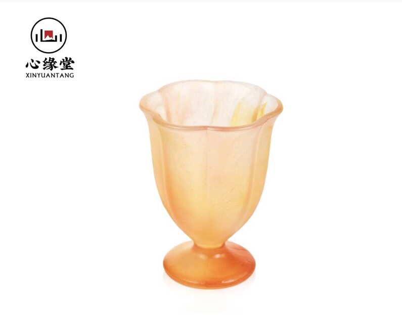 心缘堂知味花口杯