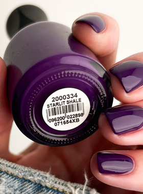 12FREE美国ORLY指甲油2000334紫罗兰starlit shale深紫色靛蓝免烤