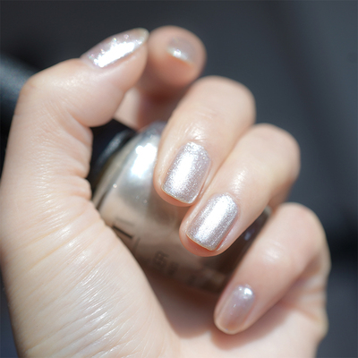 美国OPI指甲油闪耀银A36亮贝壳珍珠白珠光银白Happy Anniversary