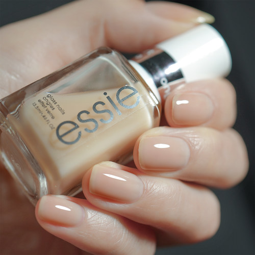 ESSIE玻璃果冻透裸色指甲油免烤