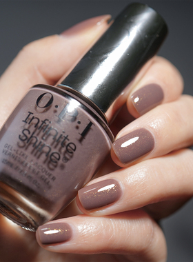 美国OPI甲油秋季系列微光疗烟灰紫ISL184灰紫Track Suited Cutie