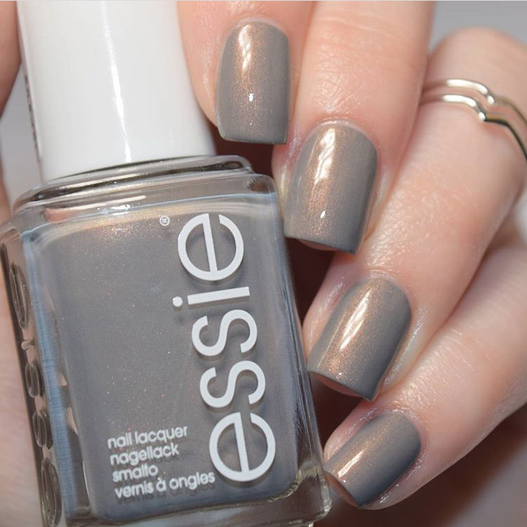 Genuine Essie Nail Polish Polarized Gray 1119 Pearlescent Net Red Social Lights Soot Can Not Be Peeled
