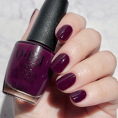 the Cable Car OPI指甲油秋冬显白F62深紫In Pool Lane酱紫色免烤