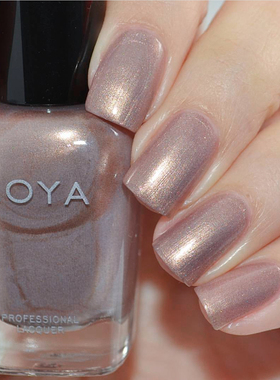 美国正品ZOYA指甲油丝缎珠光香槟色ZP905 beth金属防水持久不可剥