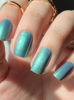 12FREE美国ORLY指甲油清新蓝绿珠光春夏偏光浅蓝2060099免烤快干