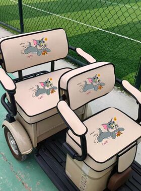 艾美达c5 c7 c8 c13 金冠p30 m4电动三轮车座套坐垫套防晒垫子