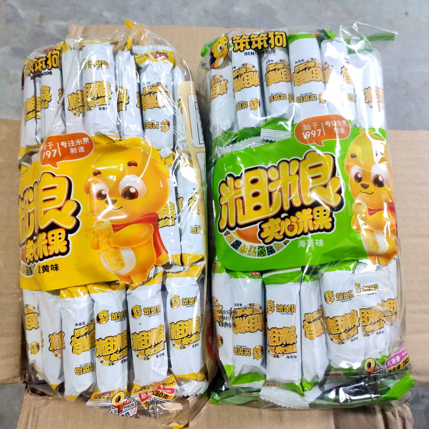 笨笨狗粗粮夹心米果能量