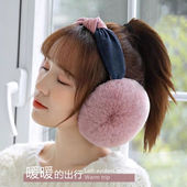 冬天保暖耳套女加厚可折叠耳罩可爱学生耳捂子护耳毛绒耳包防冻耳