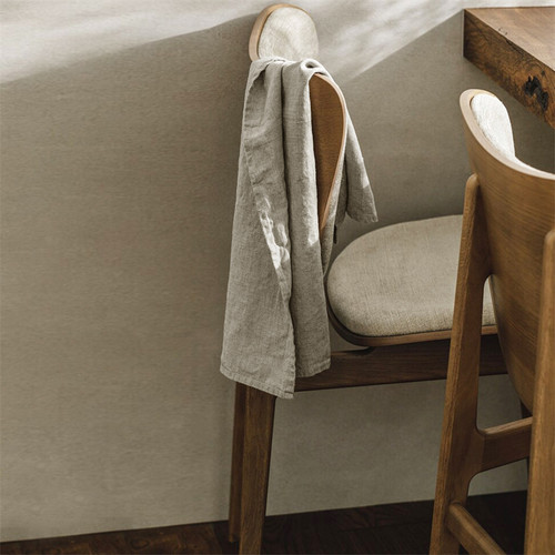 亚麻布艺纯色擦杯布厨房擦手巾抑菌抹布35X55CM可挂餐巾口布定制