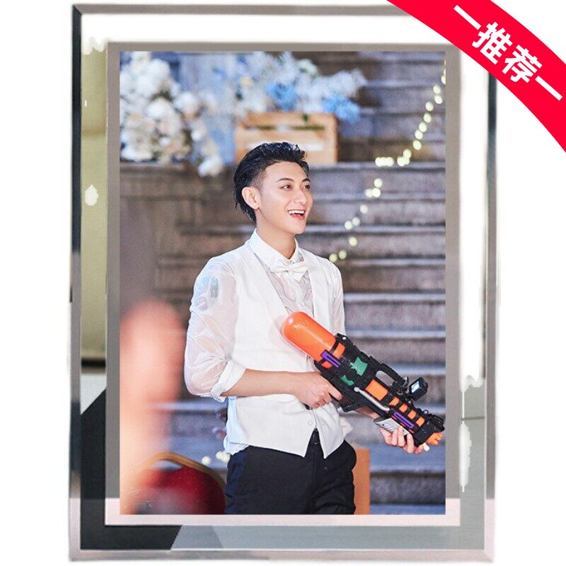 黄子韬水晶玻璃相框桌面画架摆件相片照片定制生日礼物应援周边