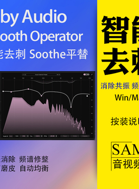 Baby Audio Smooth Operator智能频谱共振消除插件WinMac去刺耳