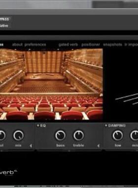 Altiverb 7 XL卷积采样混响插件 适用于音乐制作 录音室音效优化
