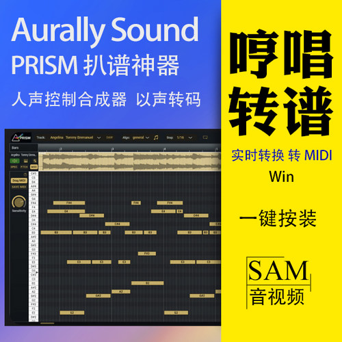 实时音频转哼唱旋律自动变音符