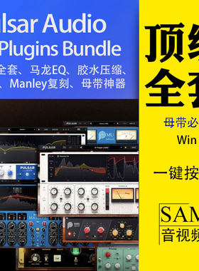 Pulsar Audio全套插件合集VST3母带混音1178 Mu Massive 8200 win