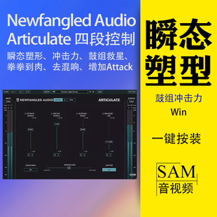 Newfangled 鼓组冲击力增强 Articulate瞬态塑形VST3插件Win