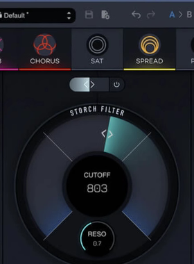 Storch Filter 多功能滤波器插件，用于音频精细处理和音色塑造