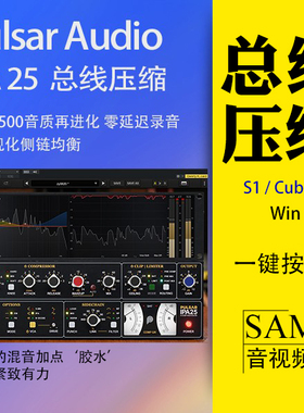 Pulsar Audio IPA 25总线压缩器VST3插件StudioOne混音Cubase
