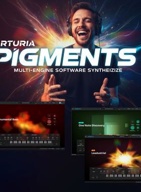 Arturia Pigments色素多引擎合成器VST3插件Win波表颗粒可视化