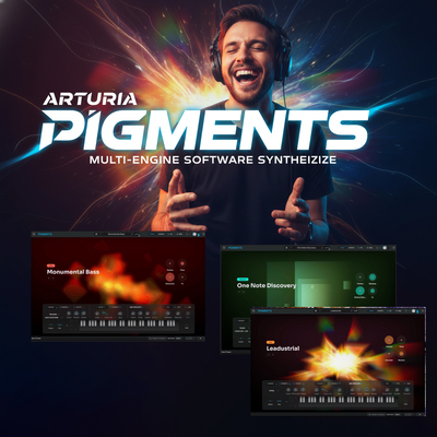 Arturia Pigments色素多引擎合成器VST3插件Win波表颗粒可视化