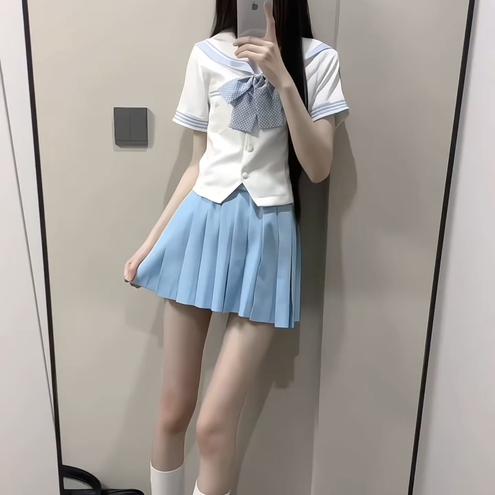 夏日JK水手服日系学院风
