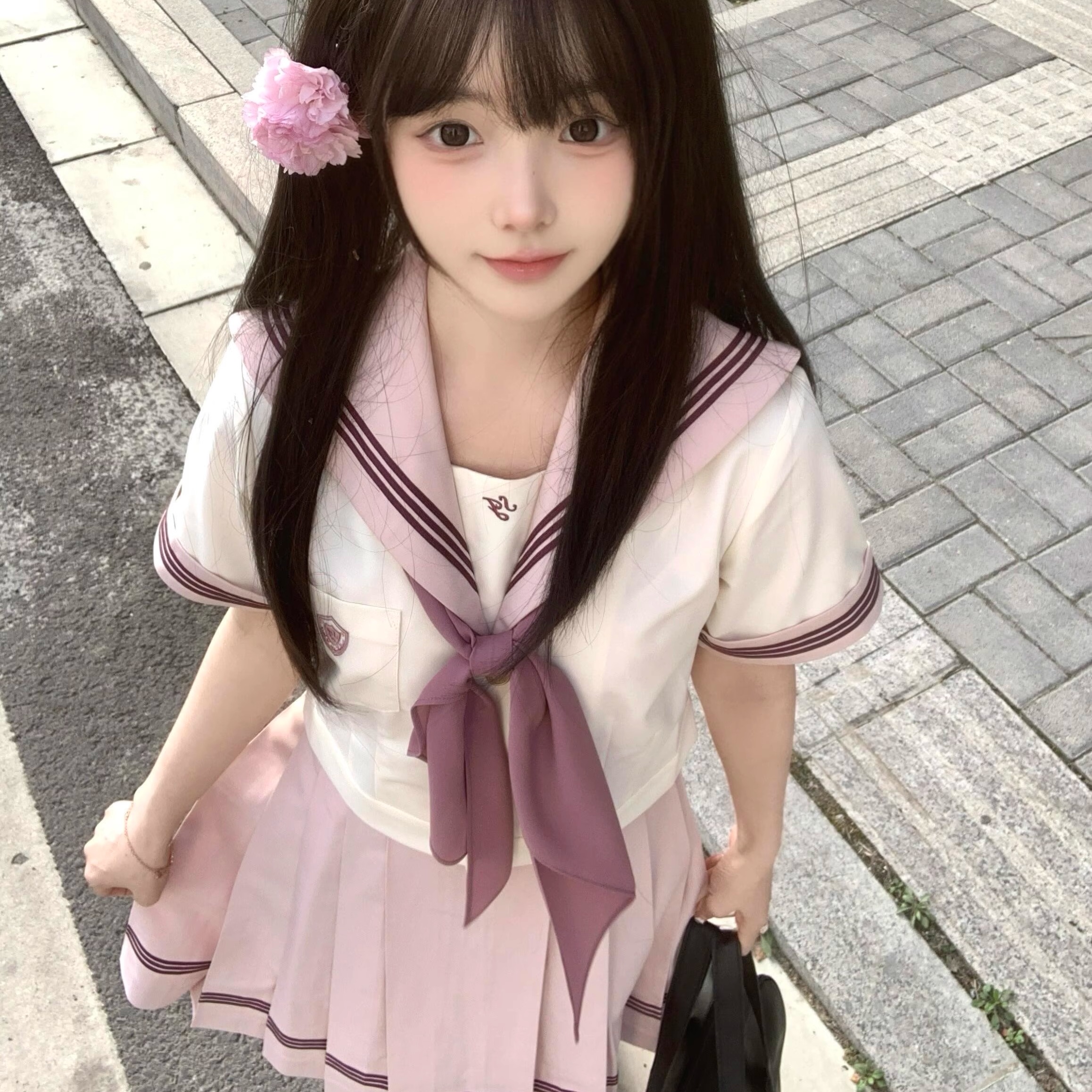 淑吉高萌系短袖水手服