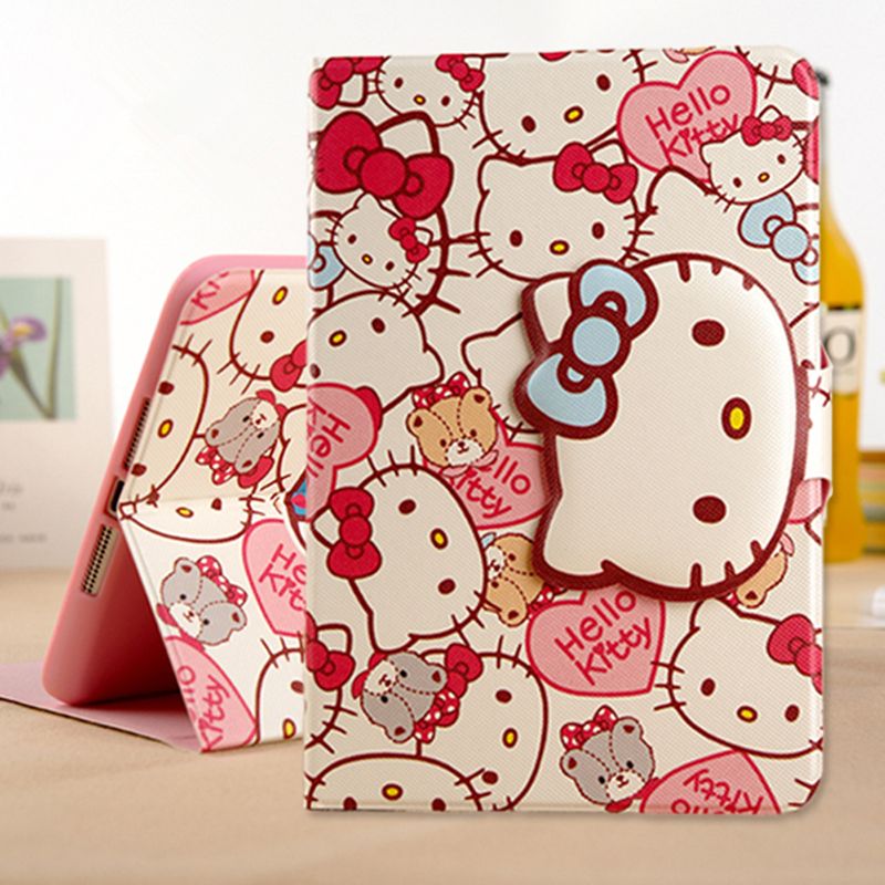 hellokitty苹果平板电脑ipad pro 9.7寸保护套卡通硅胶包边休眠壳