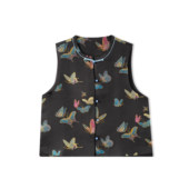 100里外100桑蚕丝马甲中国风YZ25118 新中式 彩蝶 柳哥严选