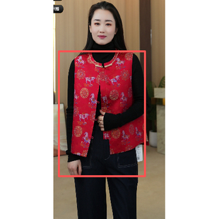 【柳哥严选】马上有福-新中式里外100桑蚕丝宋锦马甲国风YZ21112