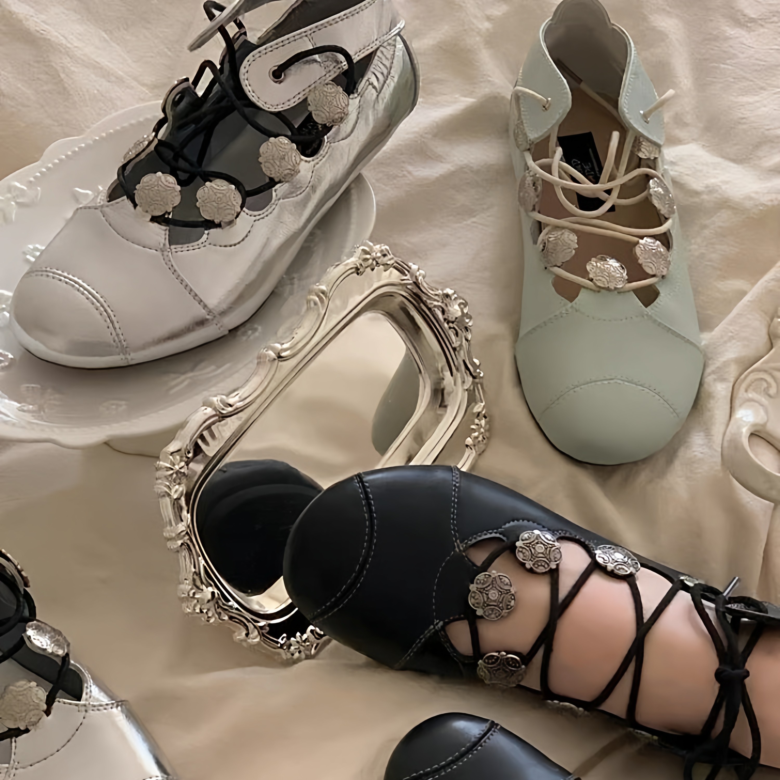 复古显瘦优雅气质金属扣绑带玛丽珍鞋女2026平底方头百搭浅口单鞋,女鞋,玛丽珍鞋,淘宝优惠券,粉丝福利购,淘宝优惠卷