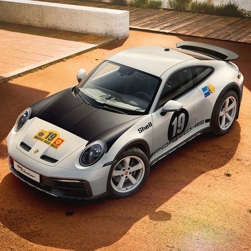 保时捷车身装饰贴膜车身贴画贴纸