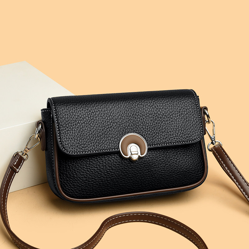 包包女2025新款时尚大气妈妈包中年单肩包女款斜挎包通勤软皮女包