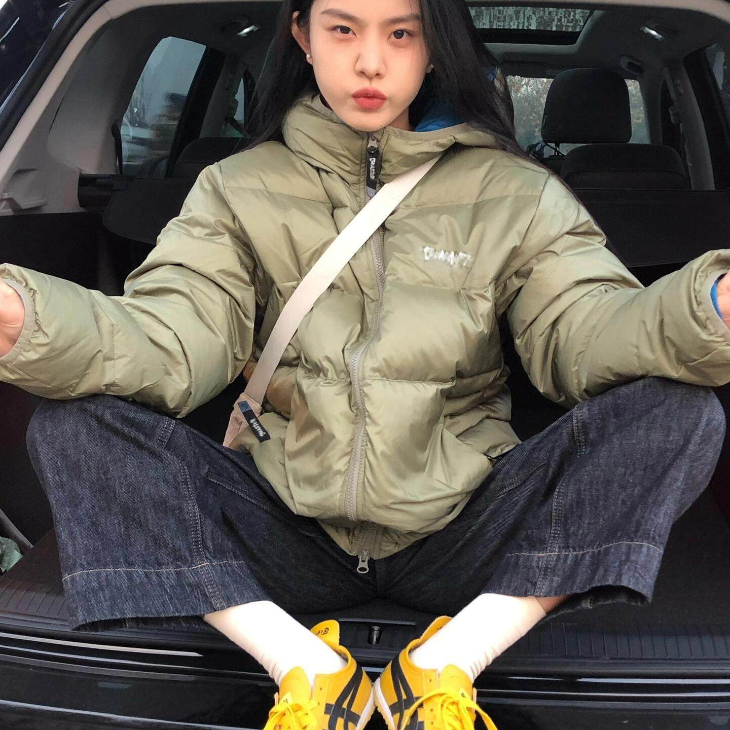美式复古棉服女2025冬季新款