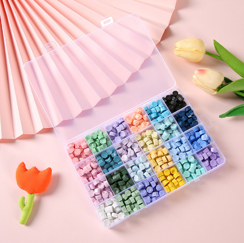 金源雾面10格24色格子八边形火漆颗粒蜡混色蜡粒炉子勺子,文具电教/文化用品/商务用品,成品印章/学生用印/火漆,淘宝优惠券,粉丝福利购,淘宝优惠卷