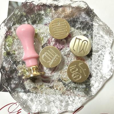 福财寿喜字包饺子铜印章家用皮福字火漆印章面食面点新年创意礼物