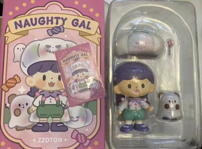 卓大王爆米花妹妹molinta大娃吊卡手办摆件女孩礼物