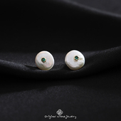 天然巴洛克珍珠无痕磁吸胸针设计感小众防走光神器复古别针配饰女