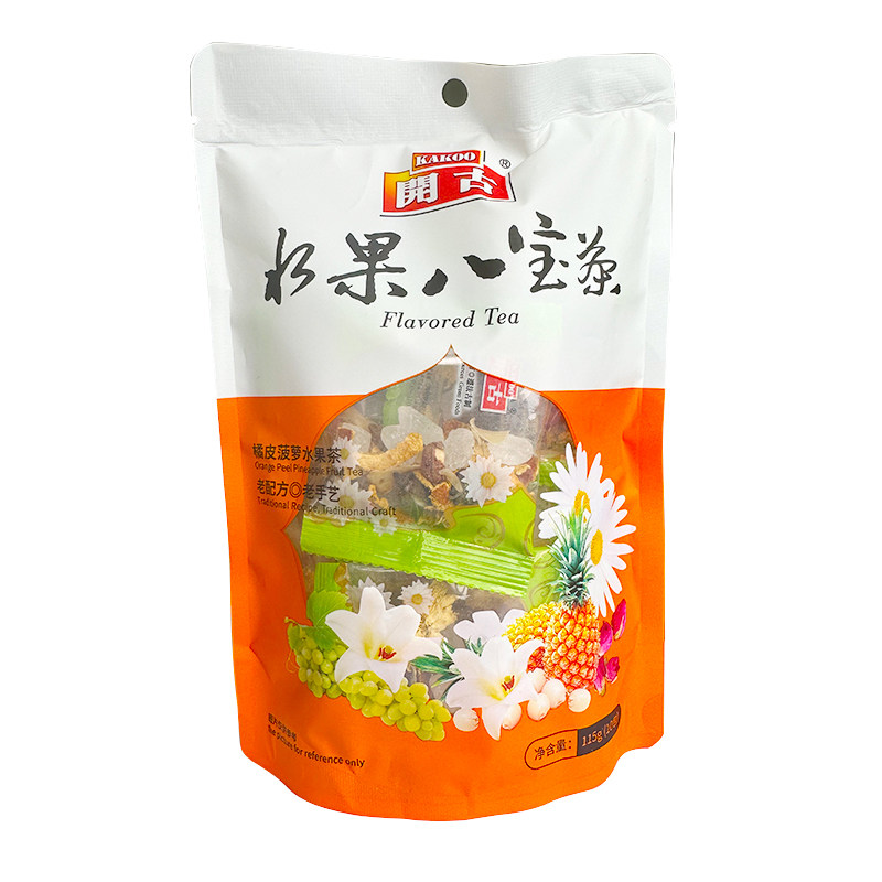 新疆包邮【买1送1】 水果八宝茶10包橘皮菠萝干百合葡萄干红玫瑰