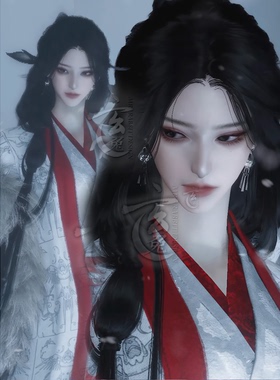 玄兔捏脸 燕云十六声端游手游成女捏脸 清冷御姐 烬羽