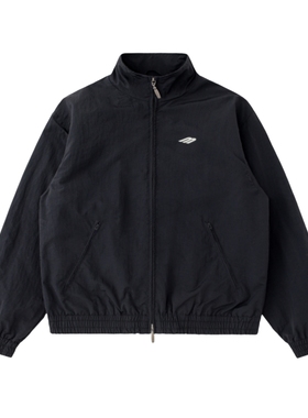 黑色圣诞树 3B SPORTS合身版廓形拉链刺绣尼龙夹克长裤Balla同款