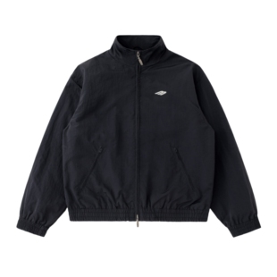 Balla同款 黑色圣诞树 廓形拉链刺绣尼龙夹克长裤 SPORTS合身版