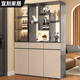 实木玄关柜入户正对门鞋 柜靠墙一体屏风隔断客厅储物柜置物门厅柜